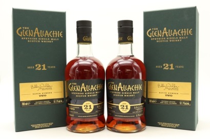 (2) Glenallachie 21 Year Old Batch #2 Single Malt Scotch Whisky, 51.1% ABV (GB)