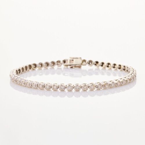 9ct White Gold, 2.00ct Diamond Tennis Bracelet