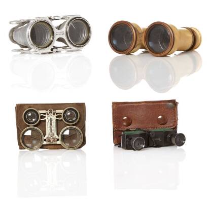 Four Rare Vintage Pairs of Pocket Miniature Opera Glasses