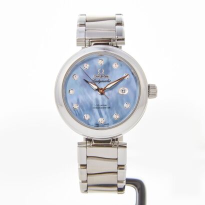 Stainless Steel, 34mm OMEGA DeVille Ladymatic Co-Axial Automatic Wristwatch