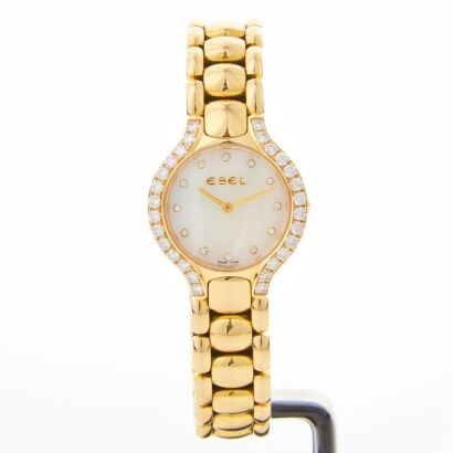 18ct Yellow Gold, 25.5mm, Ladies Ebel Beluga Quartz Wristwatch