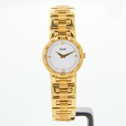 18ct Yellow Gold, 23mm Piaget Dancer Ladies Quartz Wristwatch