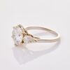 18ct White Gold, 3.02ct Round Brilliant / .63ct Pear Shape Diamond Ring - 2