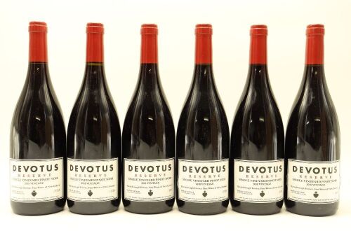 (6) 2018 Devotus Reserve Single Vineyard Pinot Noir, Martinborough