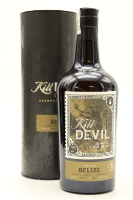 (1) Kill Devil Travellers Distillery 9 Year Old Single Cask Rum, Belize, 46% ABV (GB)