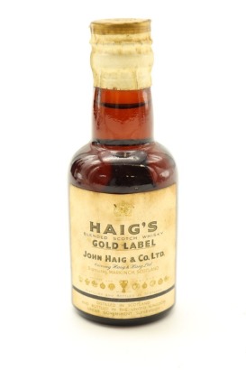 (1) Haig's Gold Label Blended Scotch Whisky in Miniature