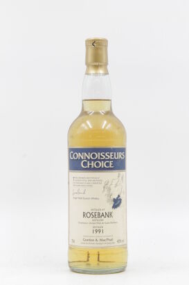 (1) 1991 Connoisseurs Choice Rosebank Gordon & MacPhail Single Malt Scotch Whisky