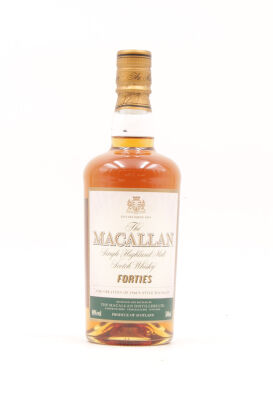 *(1) The Macallan Travel Decades Series 'Forties' Single Malt Scotch Whisky, Speyside 500ml 40% ABV