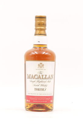 *(1) The Macallan Travel Decades Series 'Thirties' Single Malt Scotch Whisky, Speyside 500ml 40% ABV