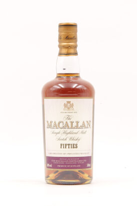 *(1) The Macallan Travel Decades Series 'Fifties' Single Malt Scotch Whisky, Speyside 500ml 40% ABV