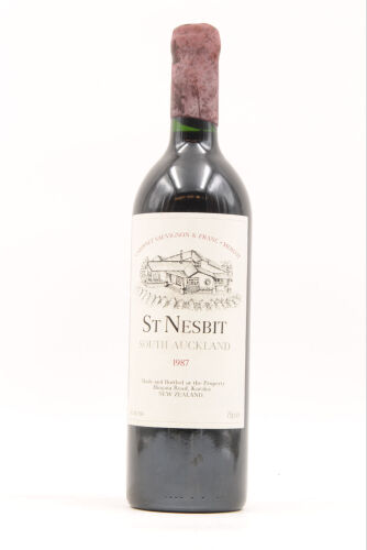 (1) 1987 St Nesbit Cabernet Merlot Petit Verdot, Auckland