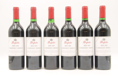 (6) 1998 Penfolds Bin 389 Cabernet Shiraz, South Australia [JO96] [JR17.5]