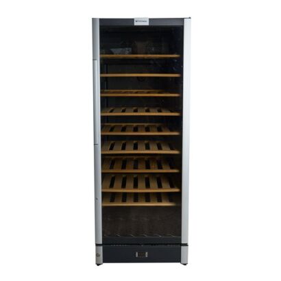 (1) Vintec Fridge V150SG2E-AL 130 Bottle Single/Multi-Temp Wine Cabinet