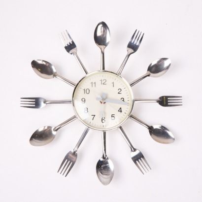 A Cutlery Wall Clock