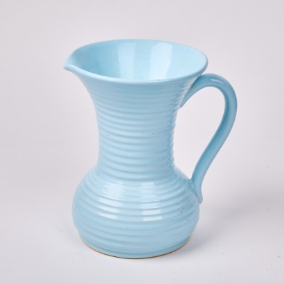 A Large English Pale Blue Jug