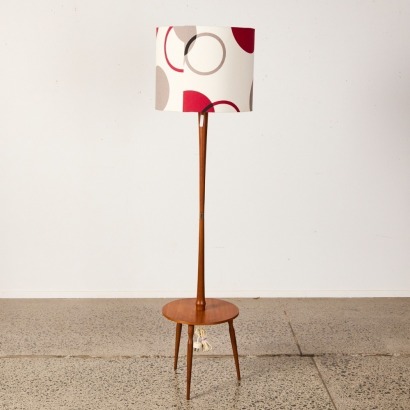 A Mid-Century Tripod Atomic Floor Lamp