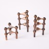 A Rare And Werner Bronze Stoff S22 Candelabra By Nagel - 2