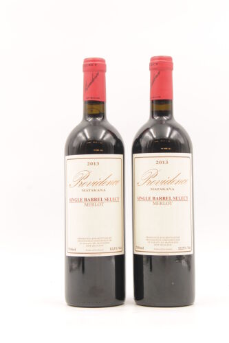 (2) 2013 Providence Single Barrel Merlot, Matakana