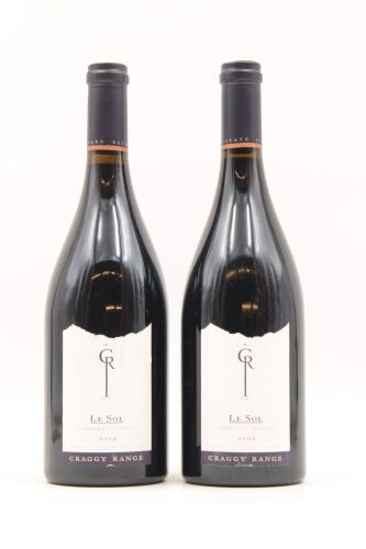 (2) 2002 Craggy Range Le Sol Syrah, Gimblett Gravels [BC95]