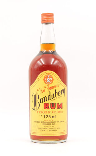 (1) Circa 1974 Bundaberg Overproof Rum 1125ml 57.7% Alcohol