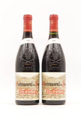 (2) 1995 Lucien et Andre Brunel Chateauneuf-du-Pape Les Cailloux, Rhone