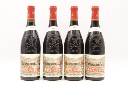 (4) 1995 Lucien et Andre Brunel Chateauneuf-du-Pape Les Cailloux, Rhone