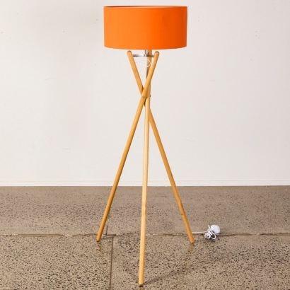 A Contempoary Tripod Floor Lamp