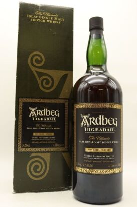 (1) Ardbeg The Ultimate Uigeadail Single Malt Scotch Whisky, 54.2% ABV, 4500ml (GB)