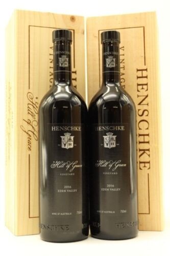 (2) 2016 Henschke Hill of Grace Shiraz, Eden Valley [JR18.5] [RP98] [WS98] (GB)