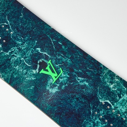 Louis Vuitton, Limited Edition Marble Print Snowboard # 13/100