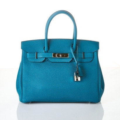 Hermès, Cobalt Togo Leather Birkin 30