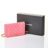 Chanel, Pink Caviar Quilted Boy Wallet on Chain - 3