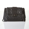 Chanel, Black Washed Caviar Mademoiselle Accordion Flap Bag