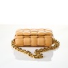 Bottega Veneta, Almond Maxi Intrecciato Lambskin Chain Cassette Bag - 2