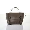 Celine, Micro Grey Calfskin Leather Belt Bag