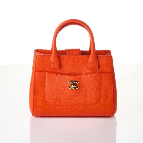 Chanel, Red Leather Mini Neo Executive Tote Bag