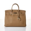 Hermès Etoupe Togo Leather Birkin 40