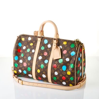 Louis Vuitton x Yayoi Kusama Bandouliere Keepall 45