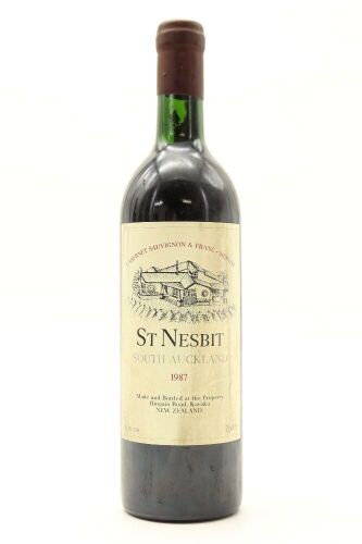(1) 1987 St Nesbit Cabernet - Merlot - Petit Verdot, Auckland (US)