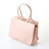 Giorgio Armani Pink Leather Tote Bag