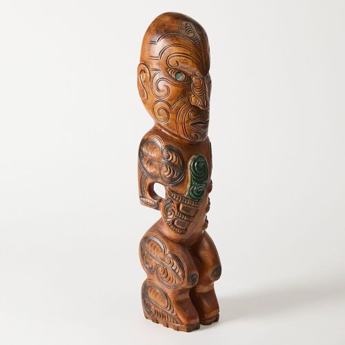 A Contemporary Pou Whakairo by 'Hemi'