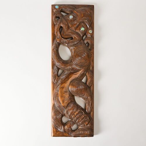 A Contemporary Whakairo PouPou Panel