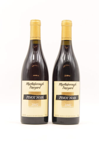 (2) 2002 Martinborough Vineyard Pinot Noir, Martinborough