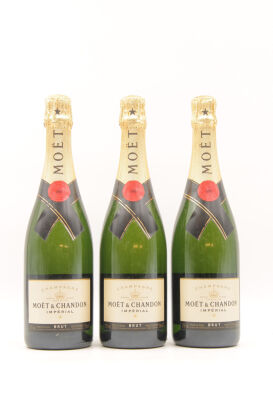 (3) NV Moet & Chandon Brut Imperial, Champagne