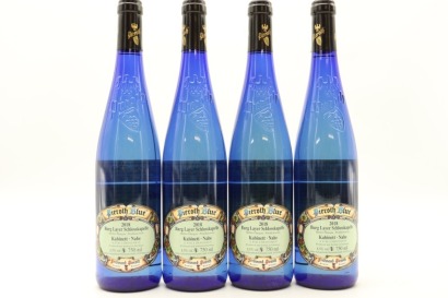 (4) 2018 Pieroth Blue Burg Layer Schlosskapelle Muller-Thurgau Kabinett, Nahe