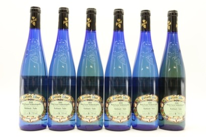 (6) 2018 Pieroth Blue Burg Layer Schlosskapelle Muller-Thurgau Kabinett, Nahe