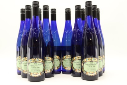 (12) 2019 Pieroth Blue Burg Layer Schlosskapelle Muller-Thurgau Kabinett, Nahe