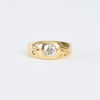 An Antique Victorian 18ct Gold Old Cut Diamond Ring