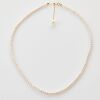 40cm Small Semi-round Pearl Strand with an 18ct Yellow Gold Clasp - 2