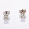 14ct White Gold, 3.40mm Diamond Stud Earrings